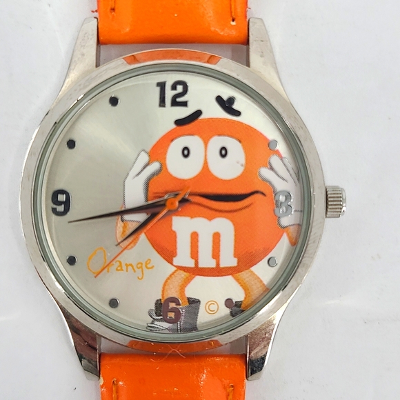 M&M"s 1orange 1red 1blue 2008 watches Mars collector's cute chocolate lovers - Picture 3 of 9